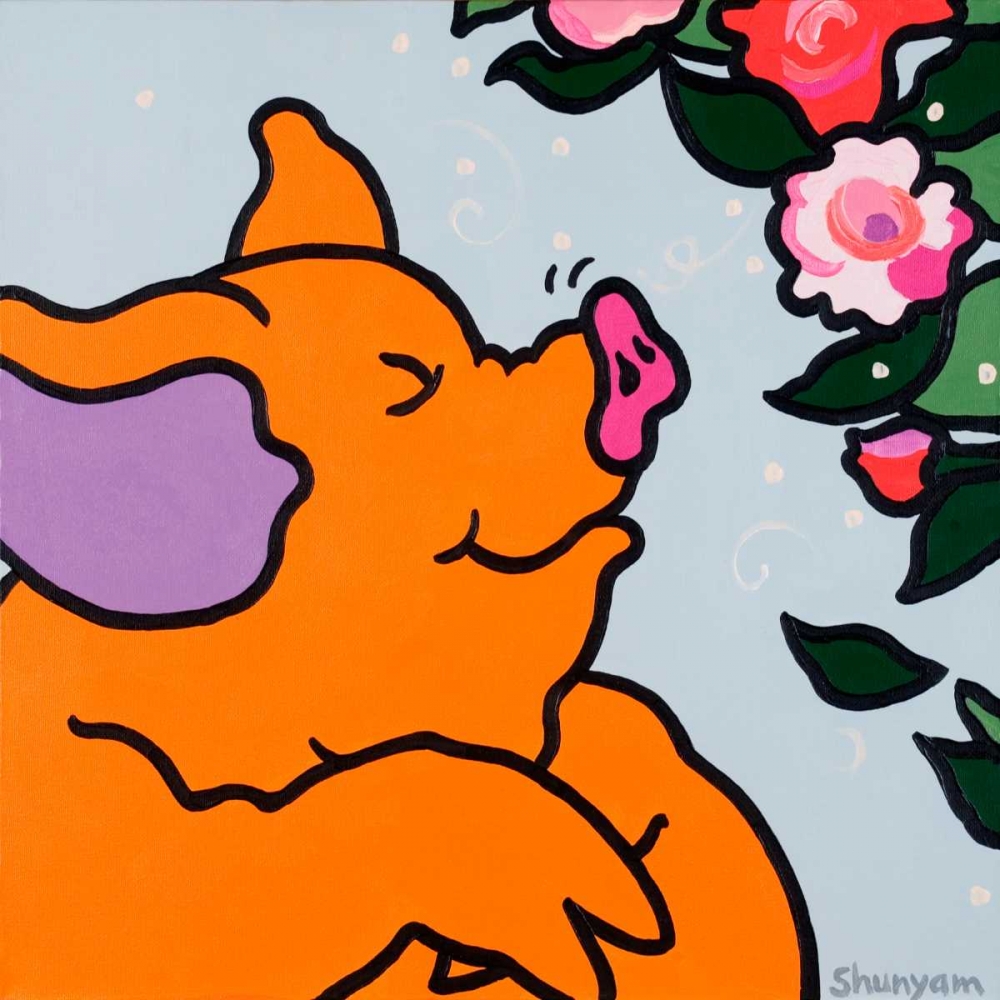 Wall Art Painting id:48118, Name: I smell the roses, Artist: Shunyam, van Steveninck