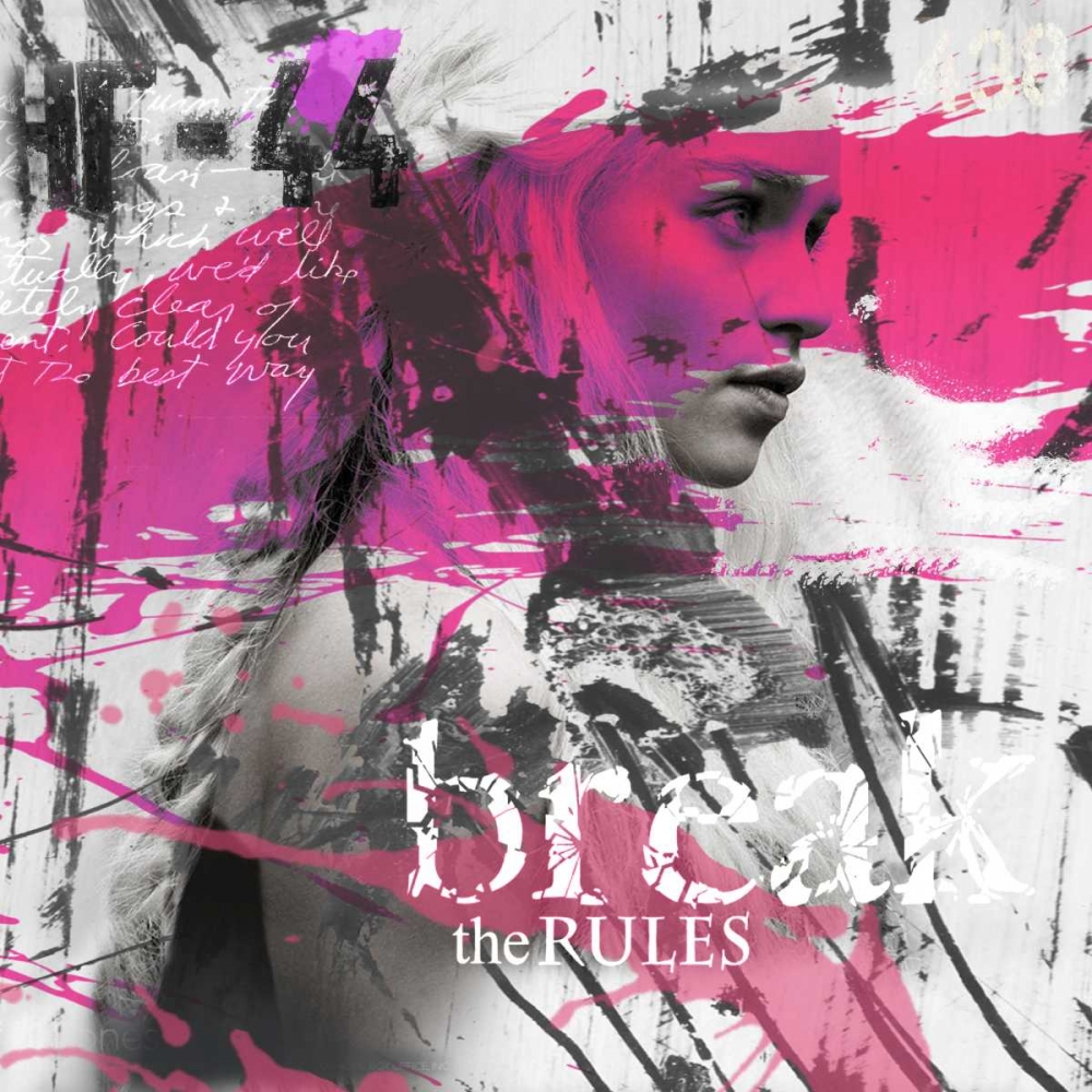 Wall Art Painting id:56188, Name: Break the rules, Artist: Baker, Micha