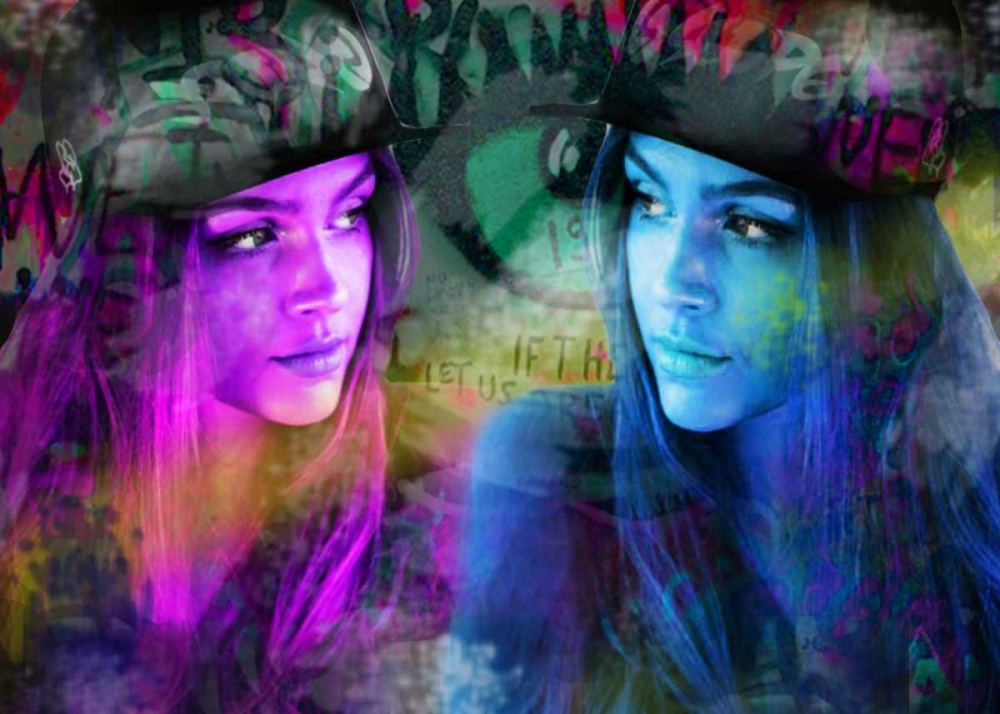 Wall art: Blue Violet, by de Haas, Mascha