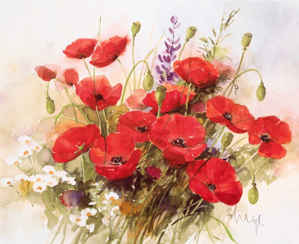 Art Print: Flower composition III