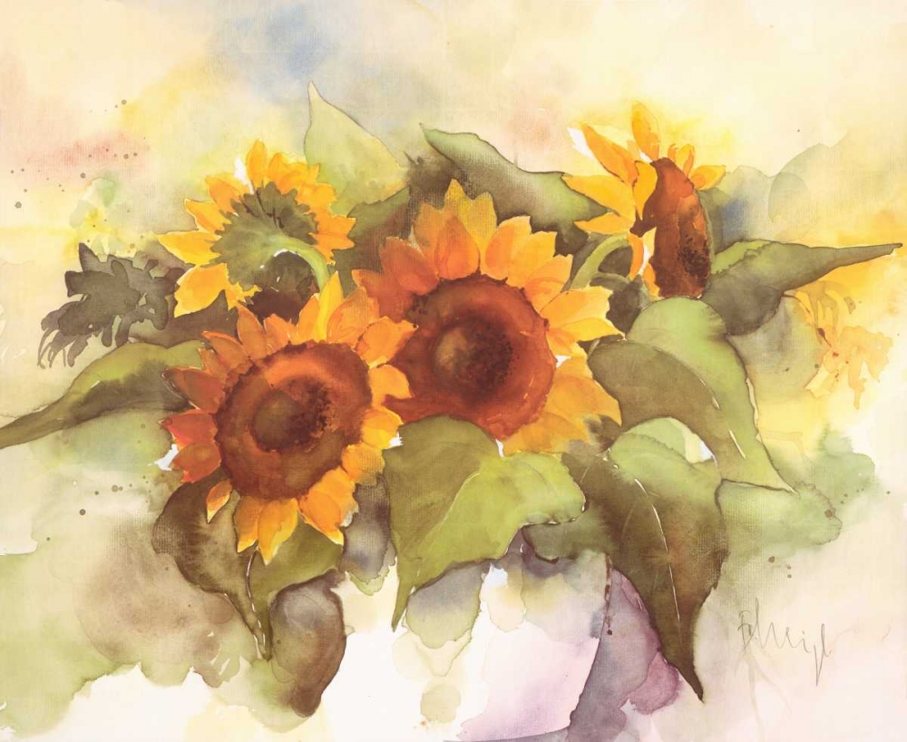 Art Print: Flower composition IV