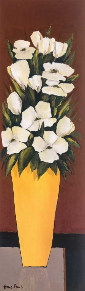 Wall Art Painting id:73317, Name: Yellow Vase , Artist: Paus, Hans