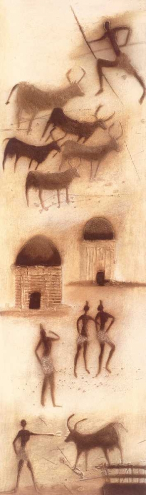 Wall Art Painting id:48155, Name: African impression I, Artist: Jan, Eelse Noordhuis