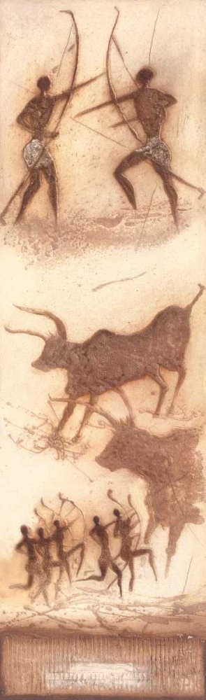 Wall Art Painting id:48148, Name: African impression II, Artist: Jan, Eelse Noordhuis