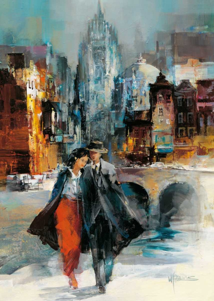 Wall Art Painting id:19305, Name: Romance I, Artist: Haenraets, Willem