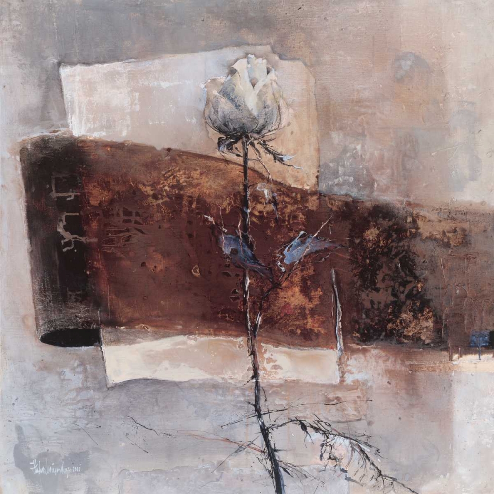 Wall Art Painting id:19337, Name: One Rose, Artist: Vriesendorp, Heleen