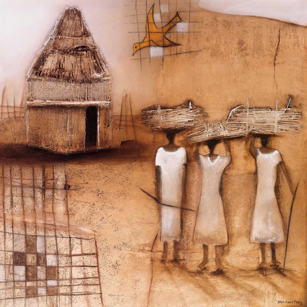 Wall art: Harvest time I, by Noordhuis, Jan Eelse