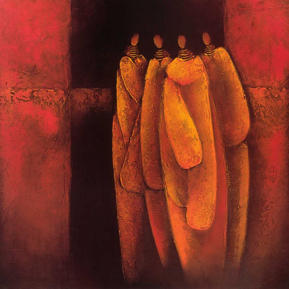 Wall art: Personages II, by Optendrees, Liesbeth