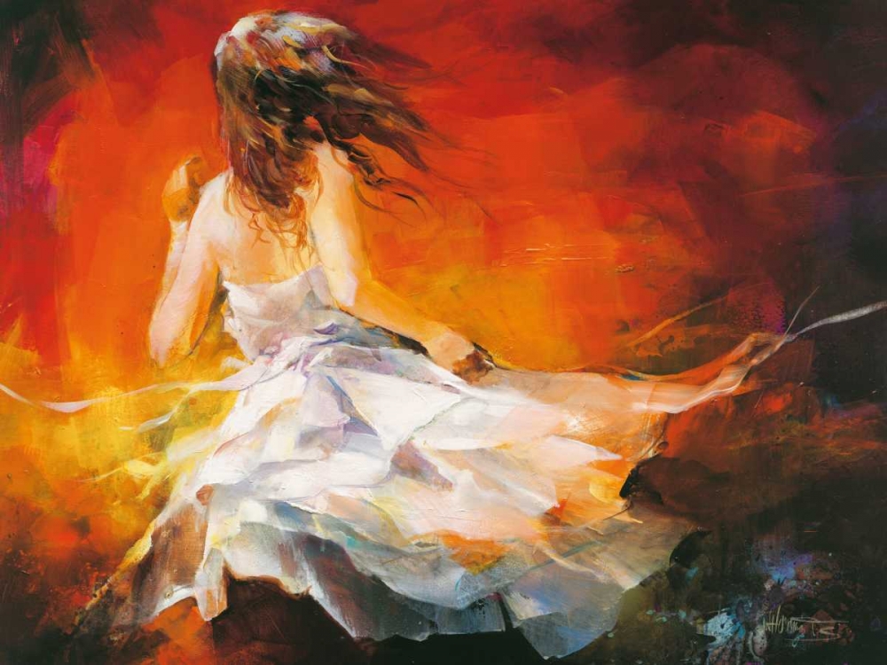 Wall art: Young Girl II, by Haenraets, Willem