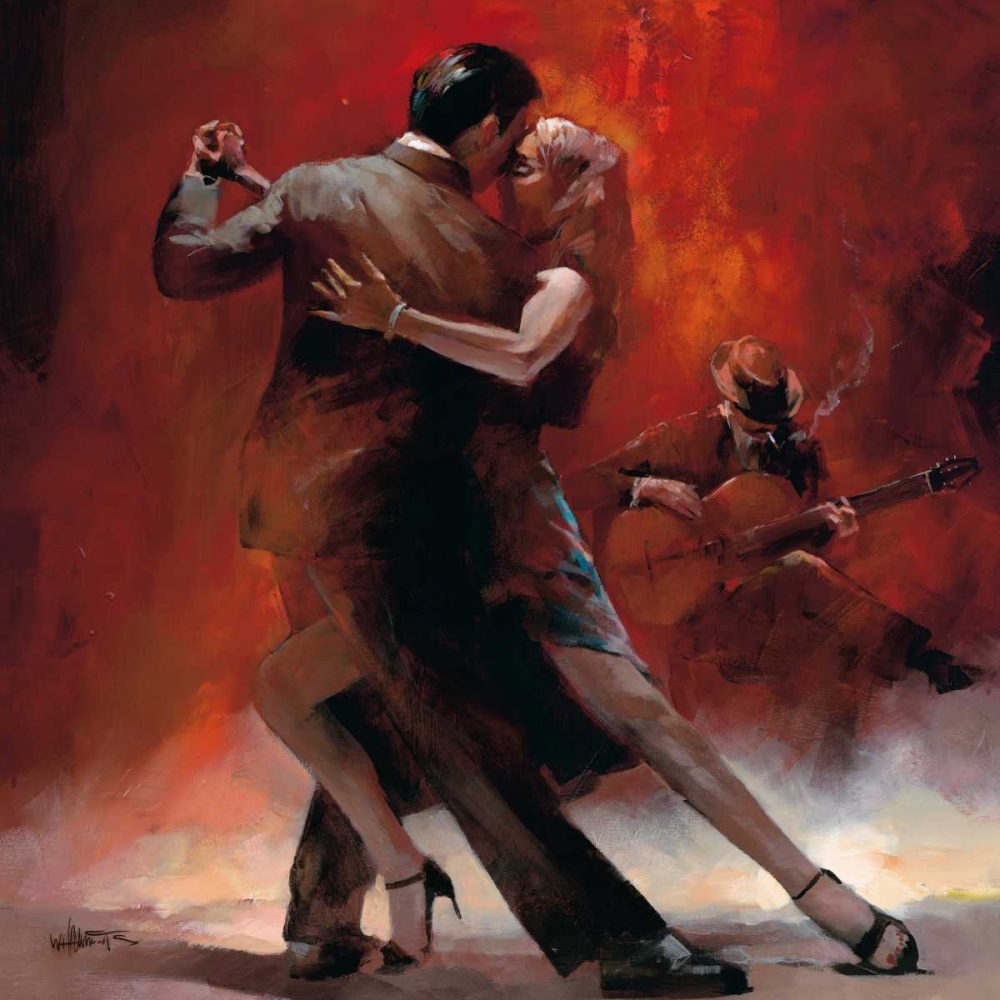 Wall Art Painting id:19497, Name: Tango Argentino II, Artist: Haenraets, Willem