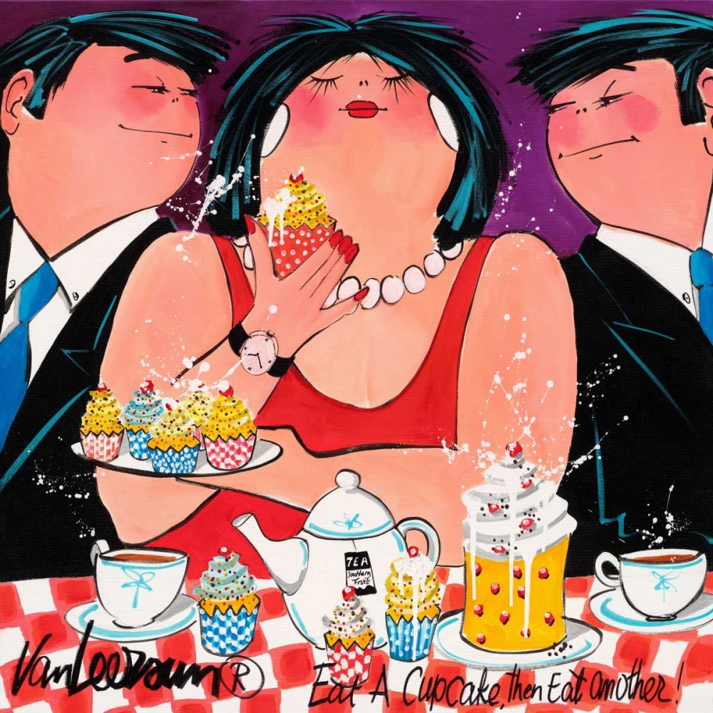 Art Print: Eat a cupcake