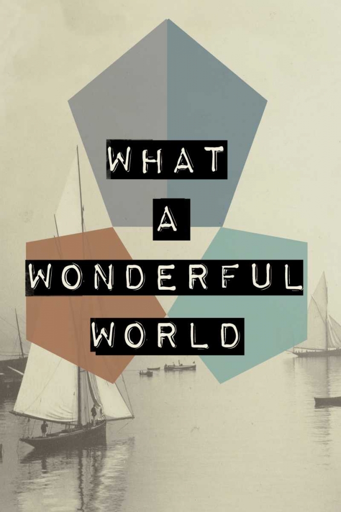 Wall Art Painting id:166169, Name: wonderful world II, Artist: Waltz, Anne