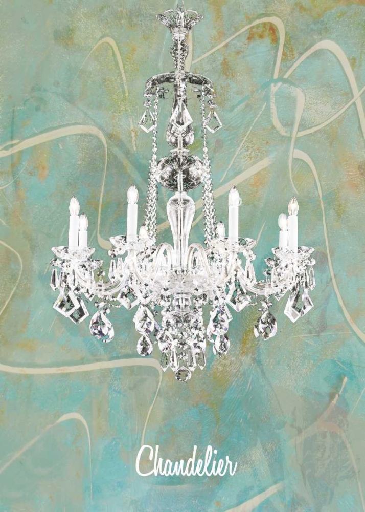 Wall art: Chandelier, by Waltz, Anne