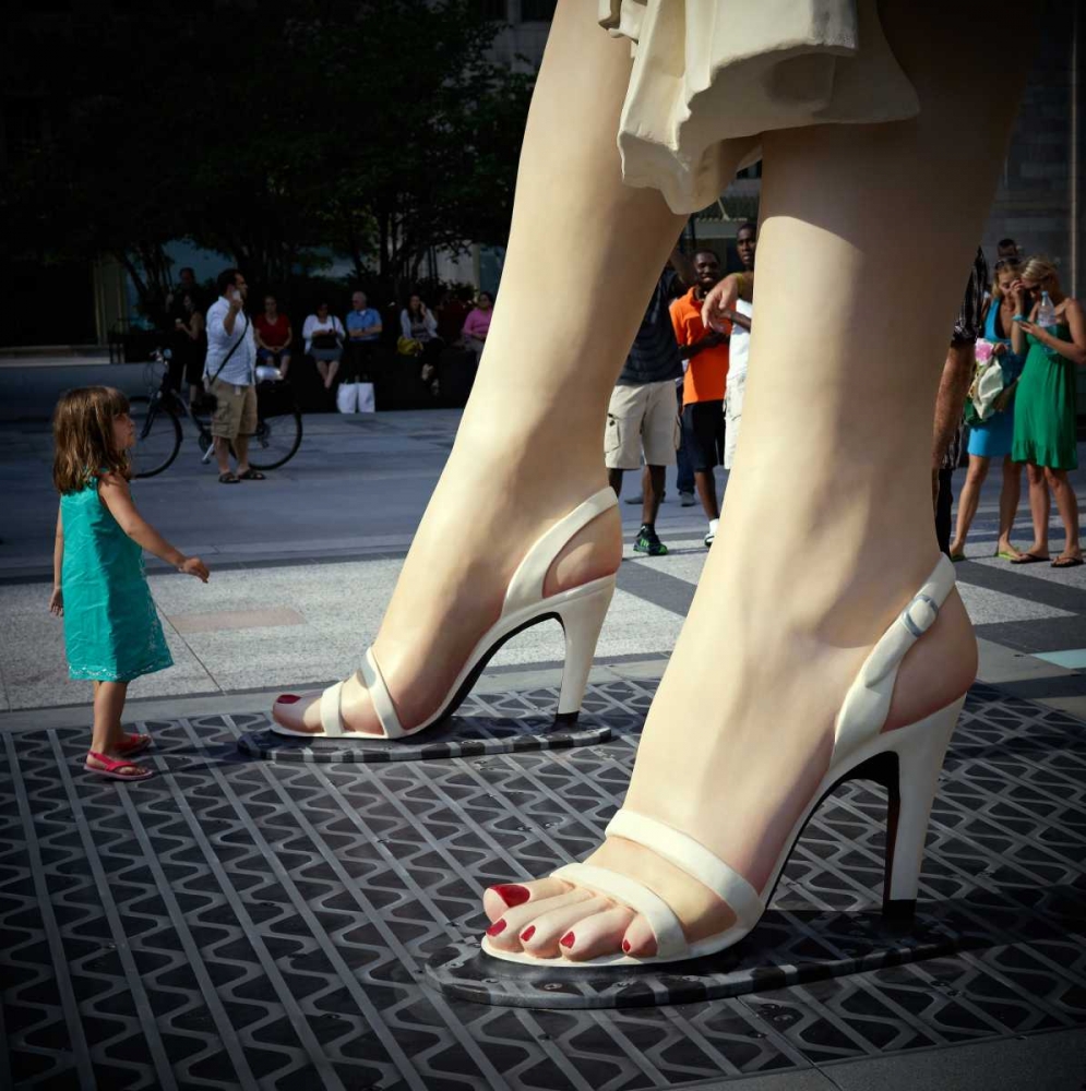 Wall art: Marilyn and Girl, by Stalowy, John