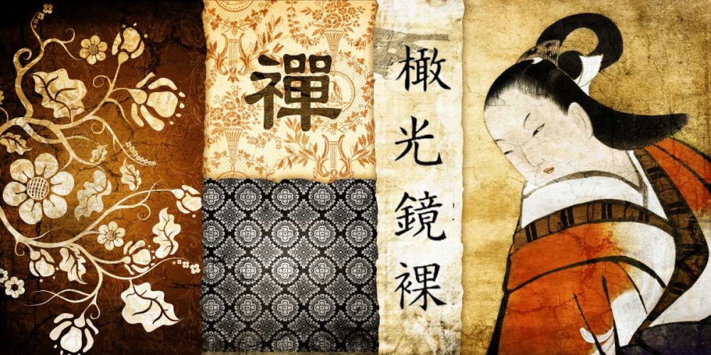 Wall Art Painting id:28766, Name: Collage Asia 02, Artist: Adamsky