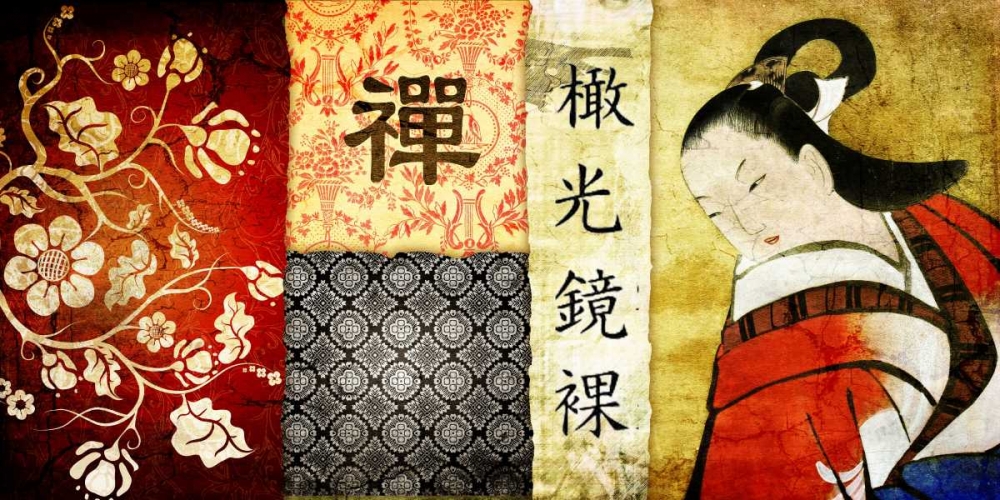 Wall Art Painting id:28767, Name: Collage Asia 01, Artist: Adamsky