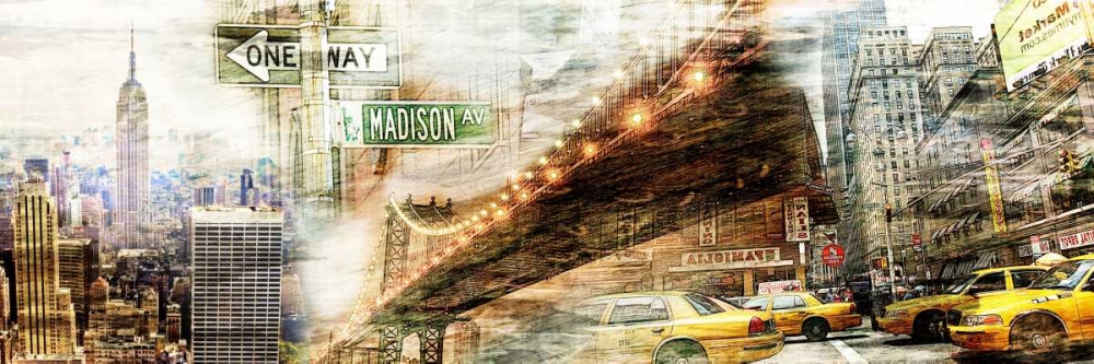 Wall art: New York Collage 01, by Adamsky