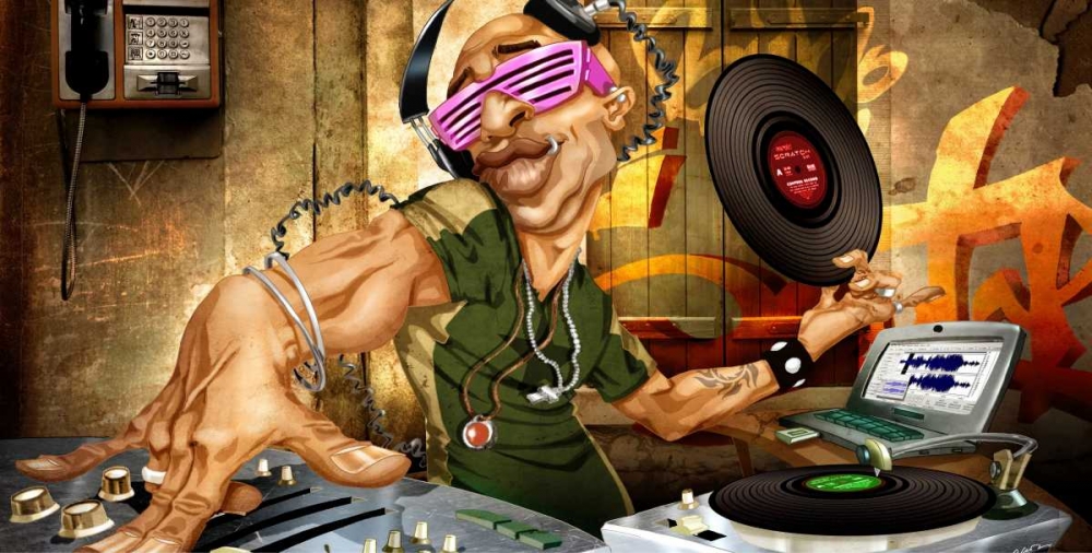 Wall art: D.J. Frank, by Alvez, A. - Perez, A.