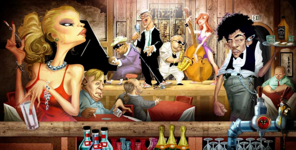 Wall art: Jam Session, by Alvez, A. - Perez, A.