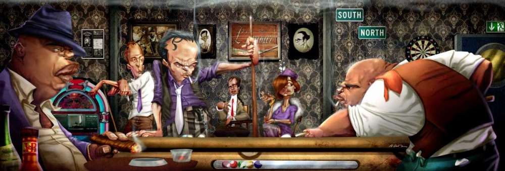 Wall art: Gangs, by Alvez, A. - Perez, A.