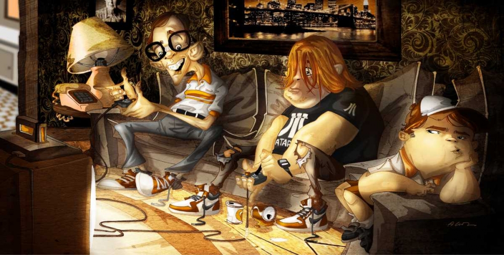 Wall art: Video Game, by Alvez, A. - Perez, A.