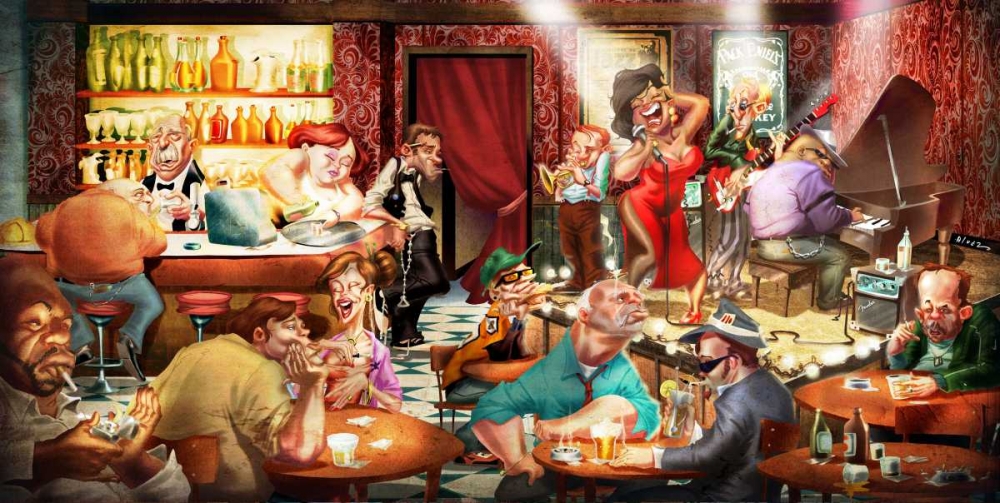 Wall art: Soul Club, by Alvez, A. - Perez, A.