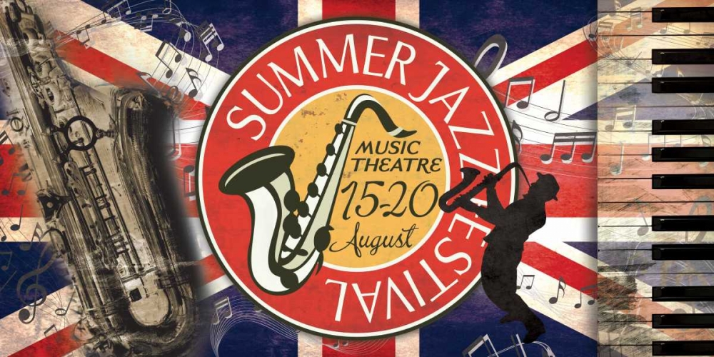 Wall art: Music Jazz 01, by Art Made 4 u