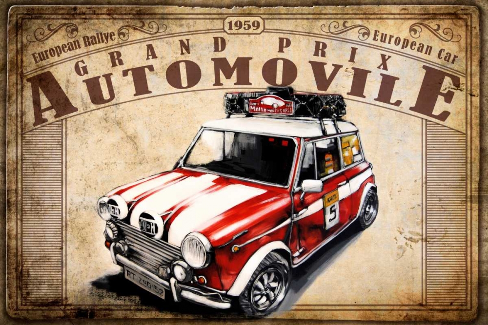 Wall Art Painting id:28774, Name: Grand Prix Automovile, Artist: Sola, Bresso