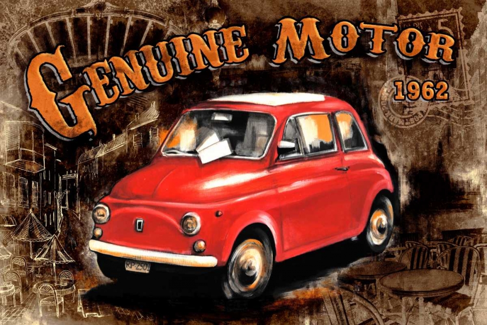 Wall Art Painting id:28775, Name: Car Genuine Motor Black, Artist: Sola, Bresso