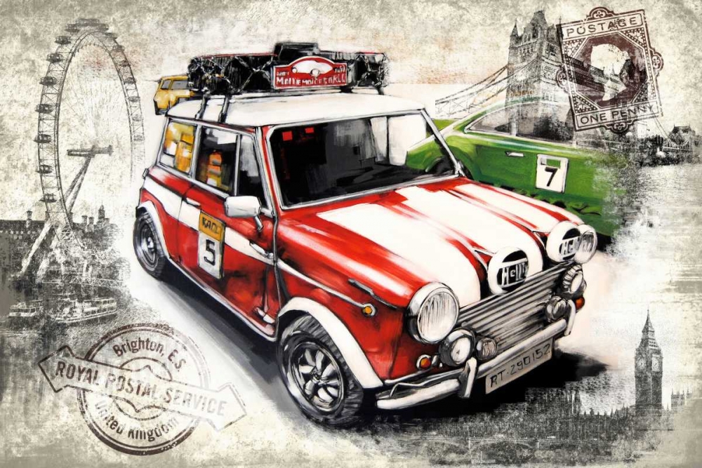 Wall Art Painting id:28777, Name: Car 01 London, Artist: Sola, Bresso