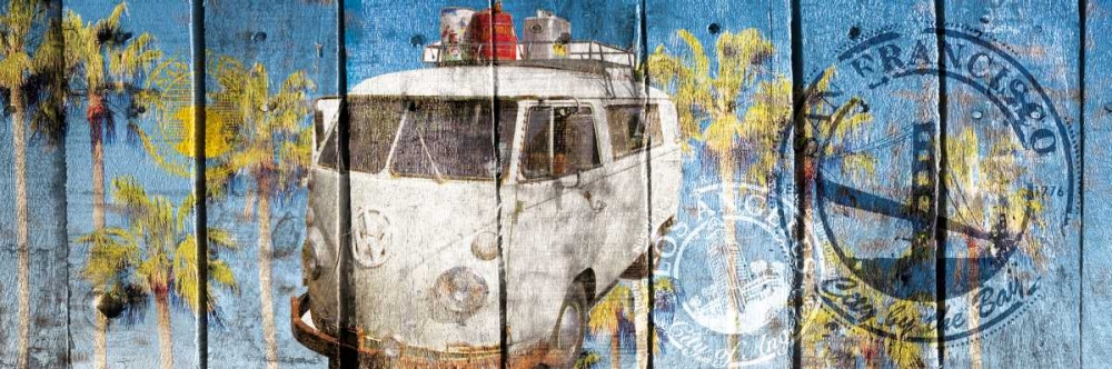 Wall Art Painting id:28794, Name: The beach van, Artist: Sola, Bresso