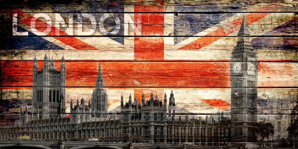 Wall art: UK Collage 2, by Robins, John H.