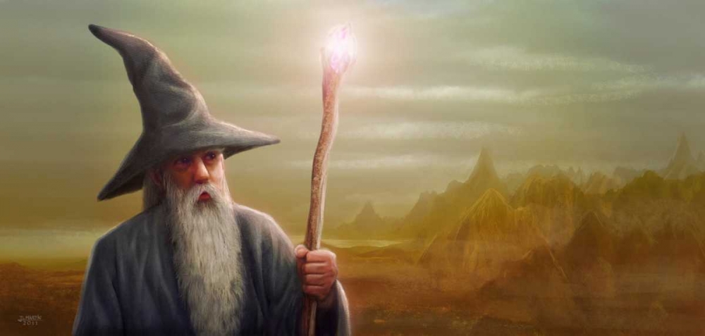 Wall art: The Wizard, by Martin, Jose Luis