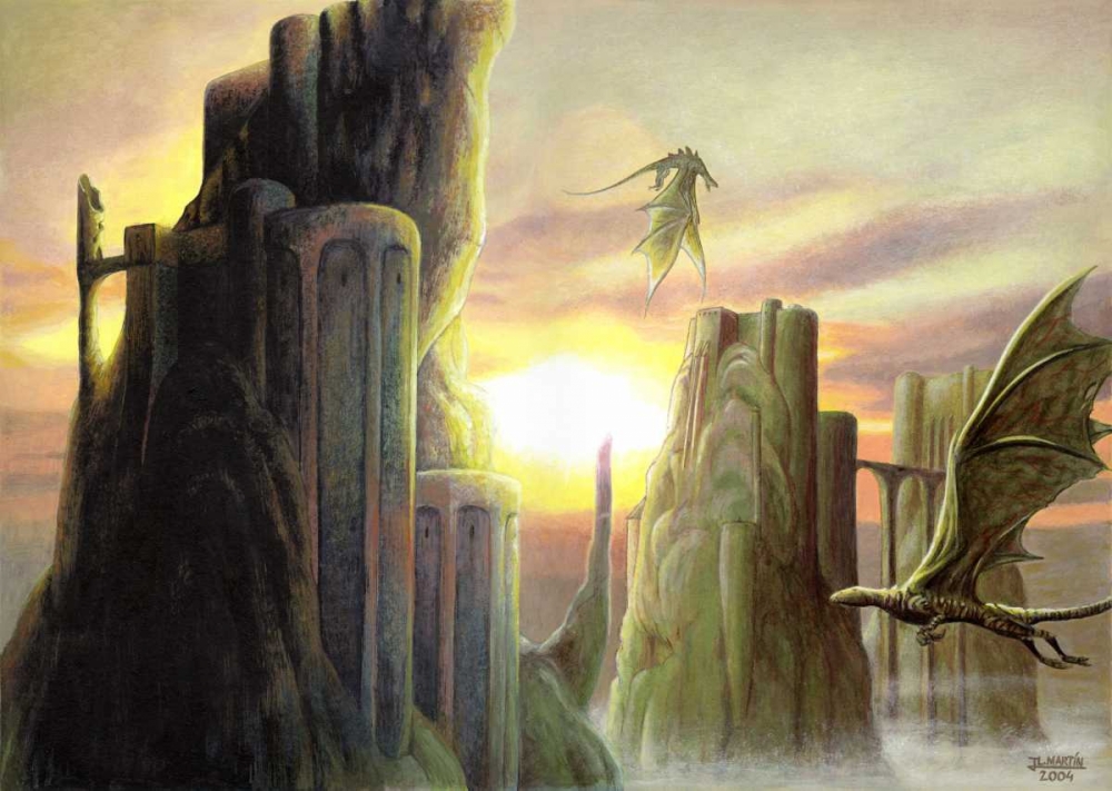 Wall art: Dragons Land, by Martin, Jose Luis