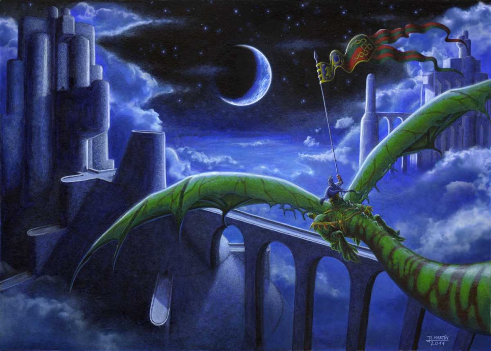Wall Art Painting id:28823, Name: Castles in the Sky, Artist: Martin, Jose Luis
