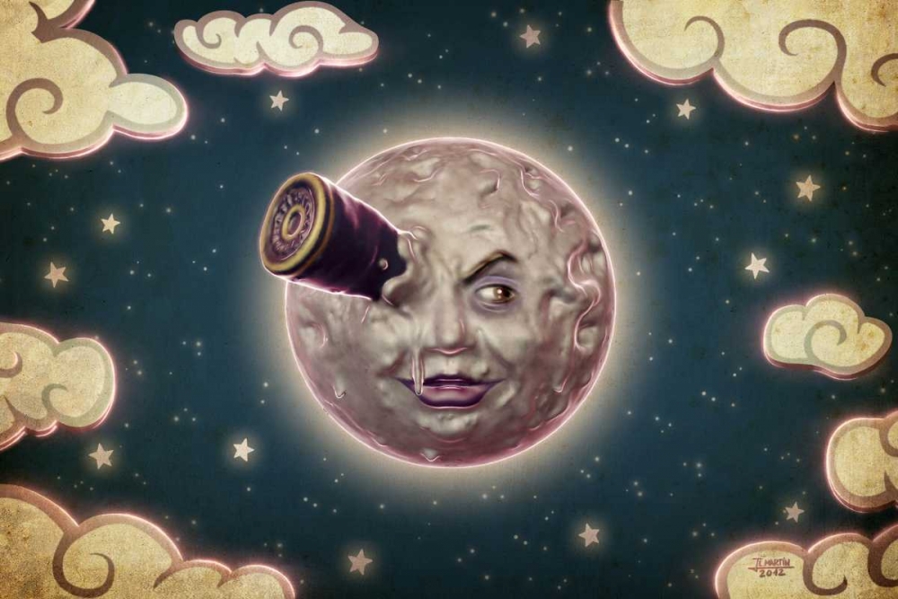 Wall art: A Trip to the Moon, by Martin, Jose Luis