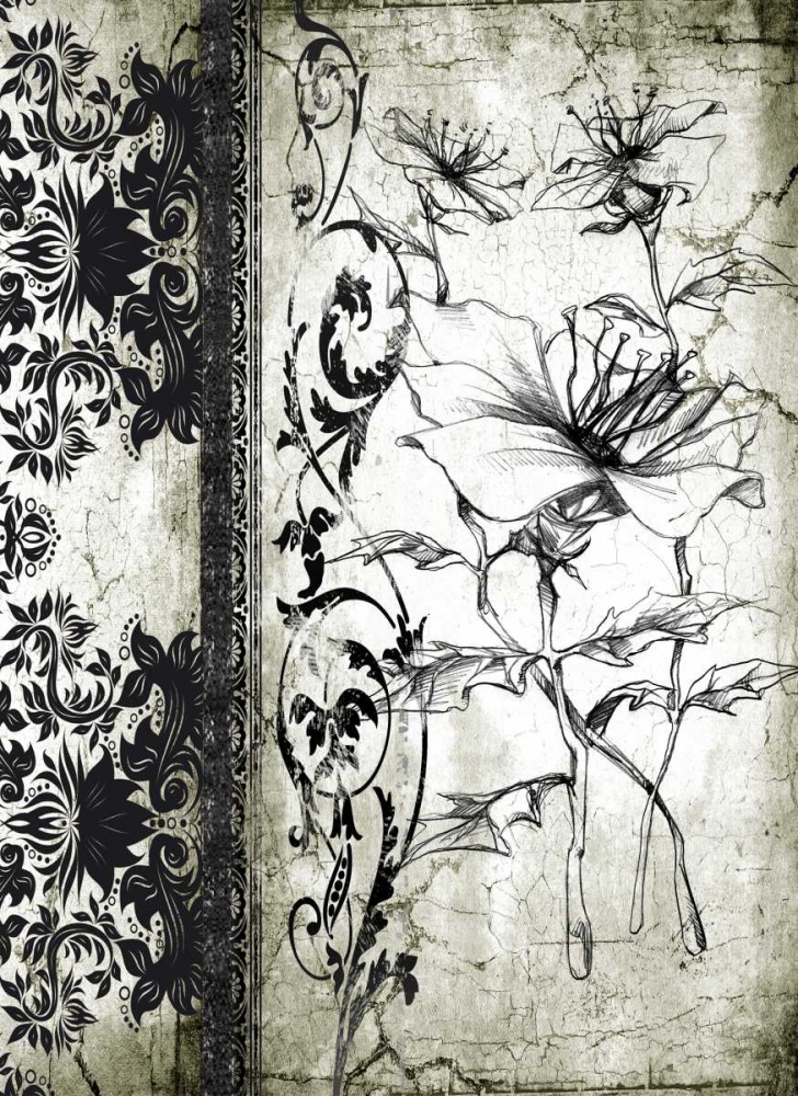 Wall Art Painting id:28964, Name: Rose Vintage I B, Artist: Willow, Susan P.