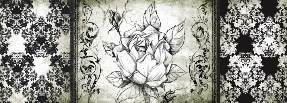 Wall Art Painting id:28967, Name: Rose Vintage I, Artist: Willow, Susan P.