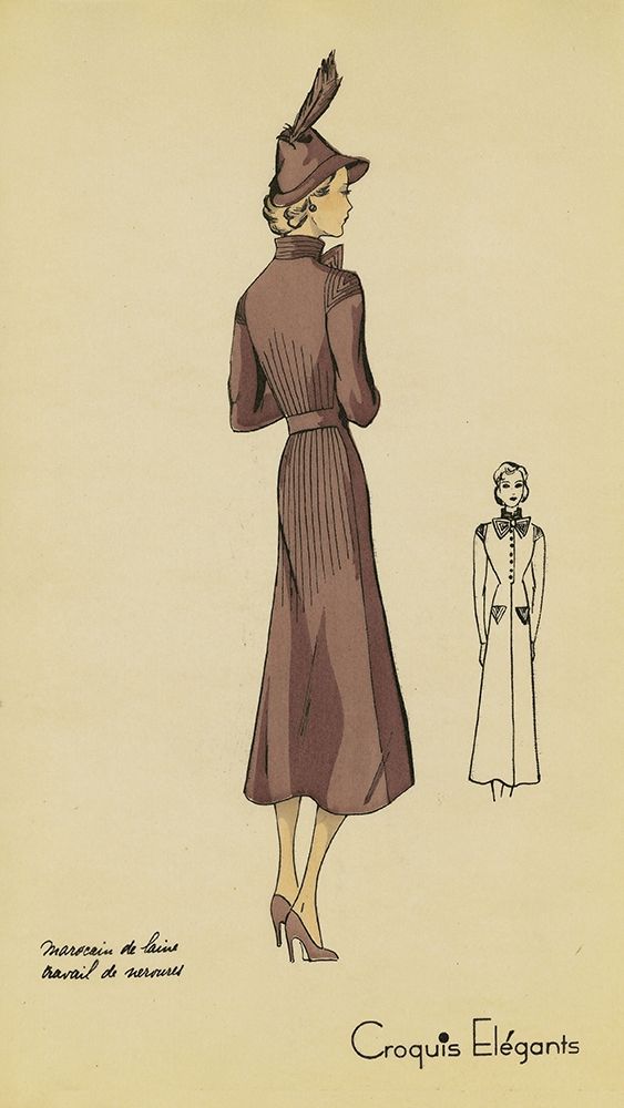 Wall art: Ladies Fashion I, by Unknown