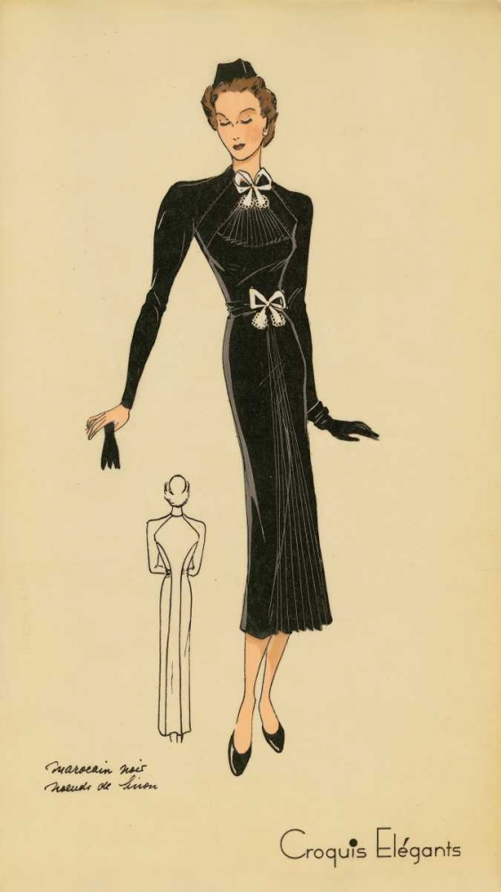 Wall art: Ladies Fashion II, by Unknown