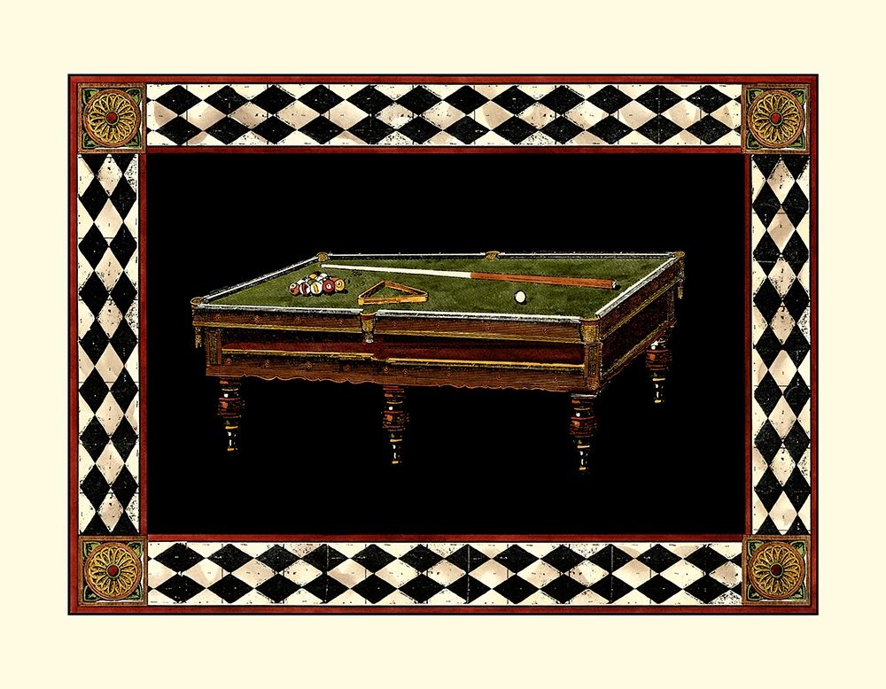 Art Print: Lets Play Billiards I