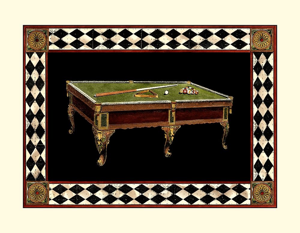 Art Print: Lets Play Billiards II