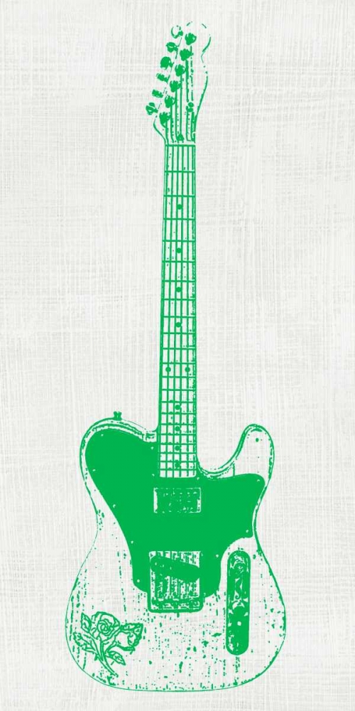 Wall Art Painting id:120451, Name: Guitar Collector II, Artist: Inge, Kevin Wade