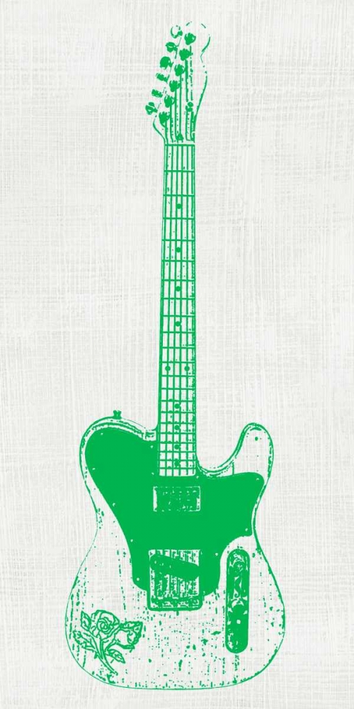 Wall art: Guitar Collector II, by Inge, Kevin Wade
