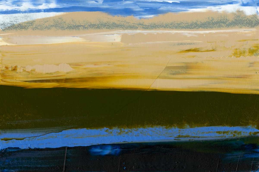 Art Print: Deconstructed View in Blue II