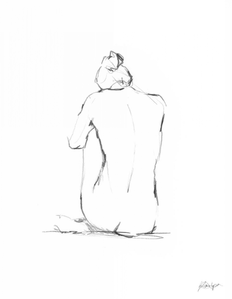 Wall art: Figure Contour IV, by Harper, Ethan