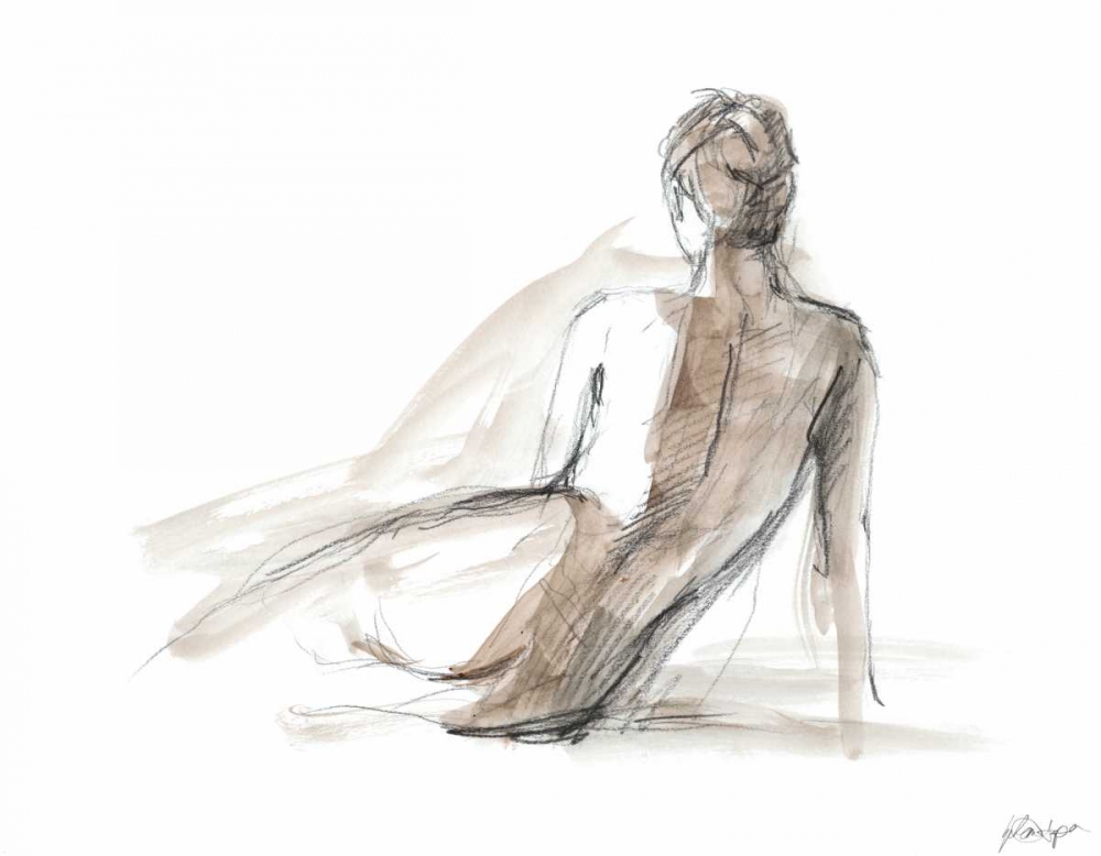 Art Print: Gestural Figure Study II