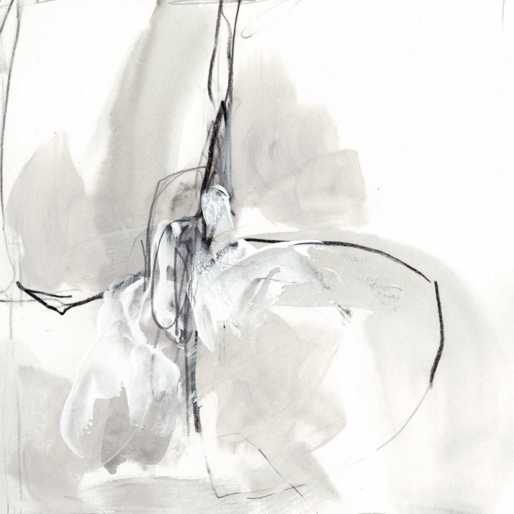 Art Print: Monochrome Gestures VIII