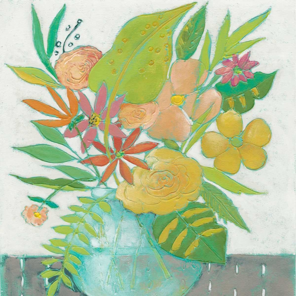 Wall art: Homestead Floral II, by Zarris, Chariklia