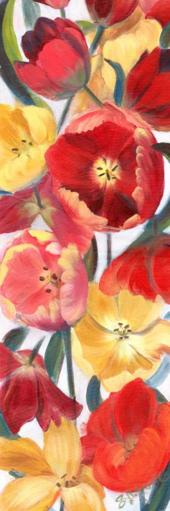 Wall Art Painting id:147816, Name: Tulip Array Panel II, Artist: Iafrate, Sandra